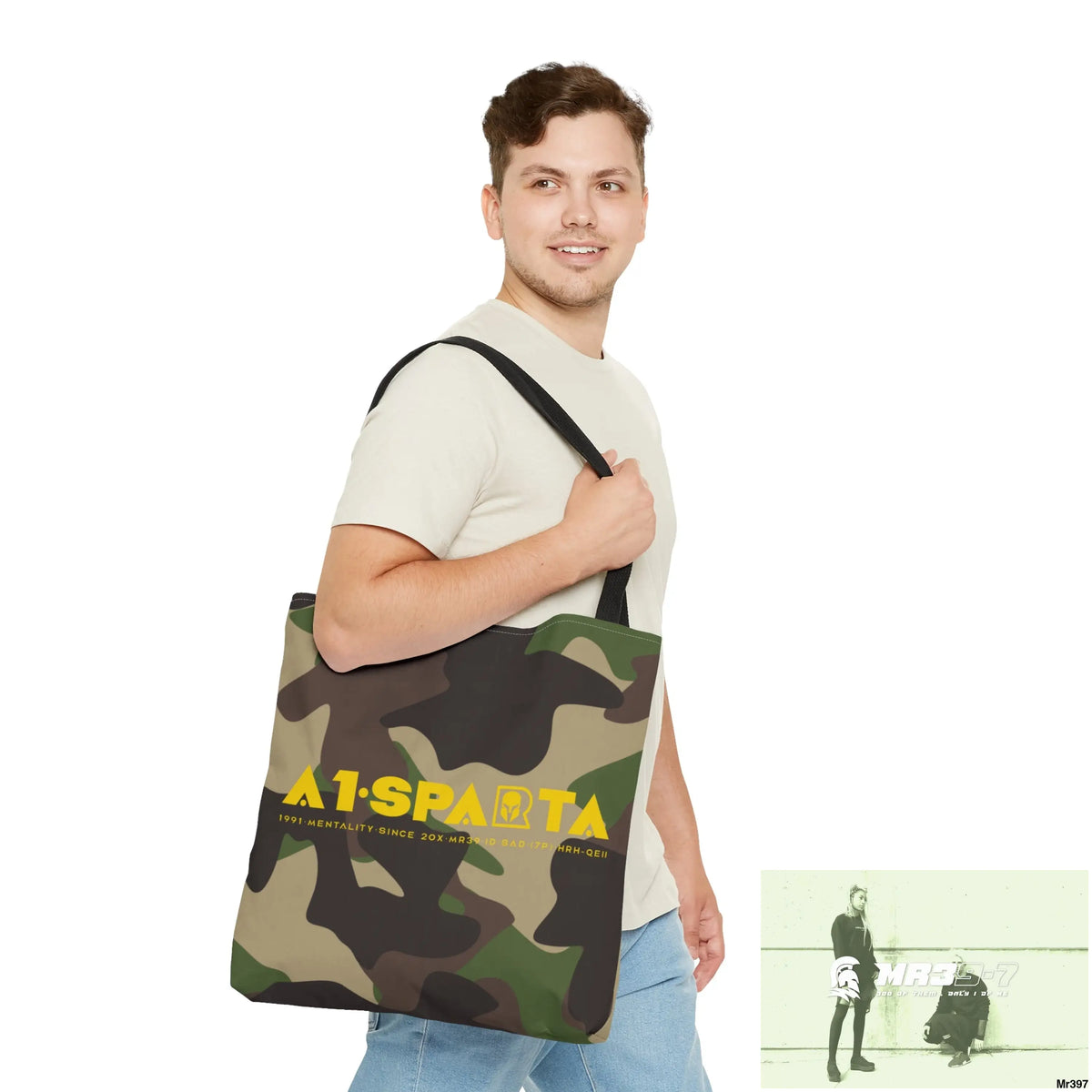 A1-Sparta Camo Tote Bag (AOP) Bags