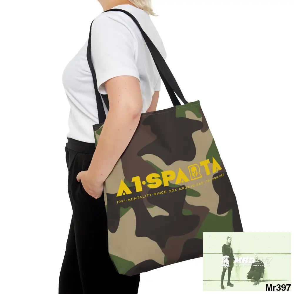 A1-Sparta Camo Tote Bag (AOP) Bags