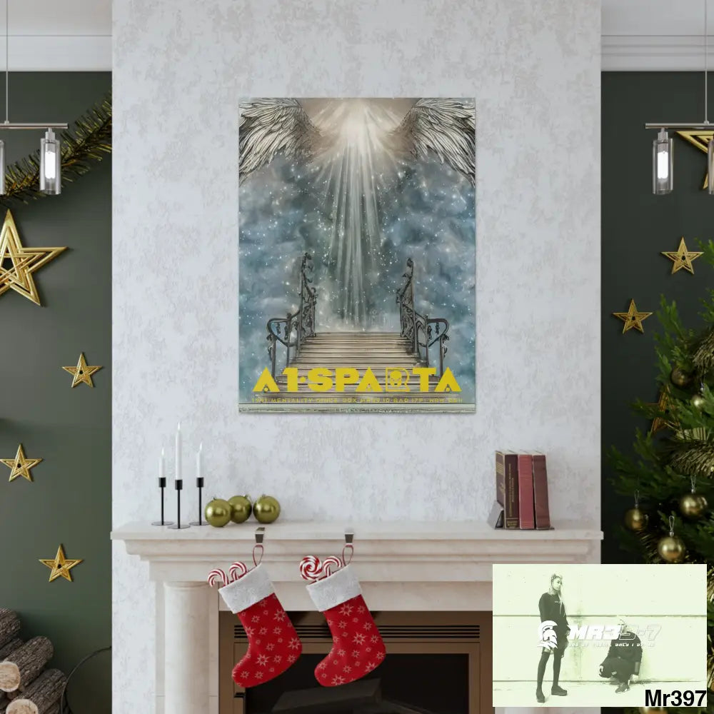 A1.SPARTA Canvas Gallery Wraps The steps to Heaven Canvas
