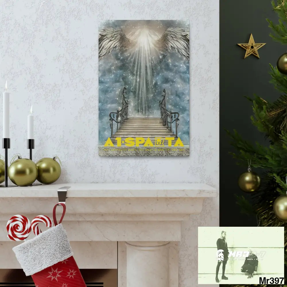 A1.SPARTA Canvas Gallery Wraps The steps to Heaven Canvas