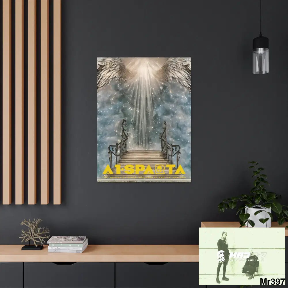 A1.SPARTA Canvas Gallery Wraps The steps to Heaven 30″ x 40″ / Premium Gallery Wraps (1.25″) Canvas