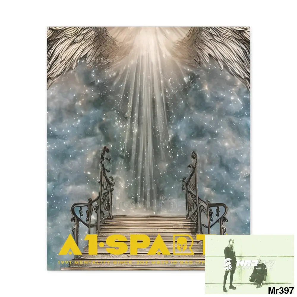 A1.SPARTA Canvas Gallery Wraps The steps to Heaven Canvas