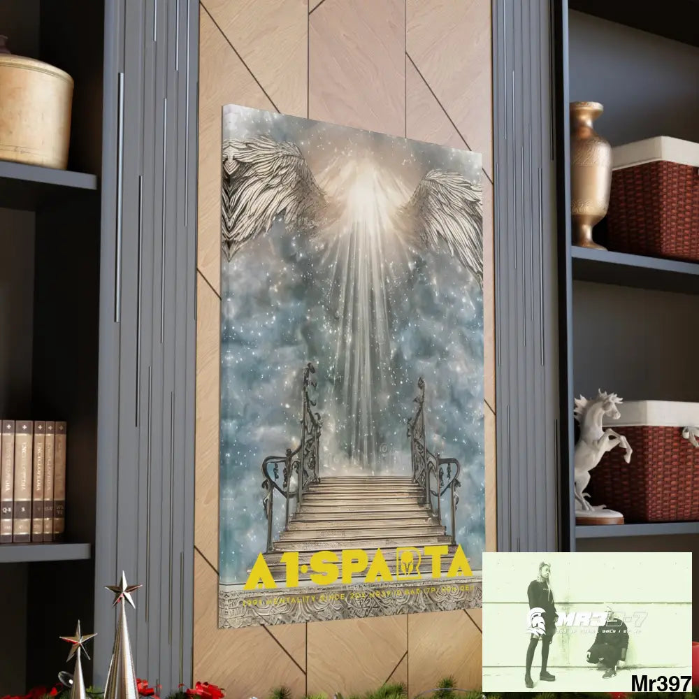 A1.SPARTA Canvas Gallery Wraps The steps to Heaven Canvas