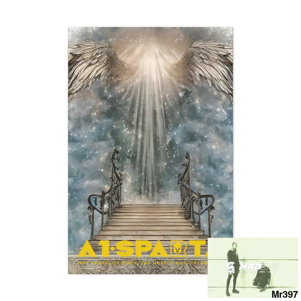 A1.SPARTA Canvas Gallery Wraps The steps to Heaven Canvas