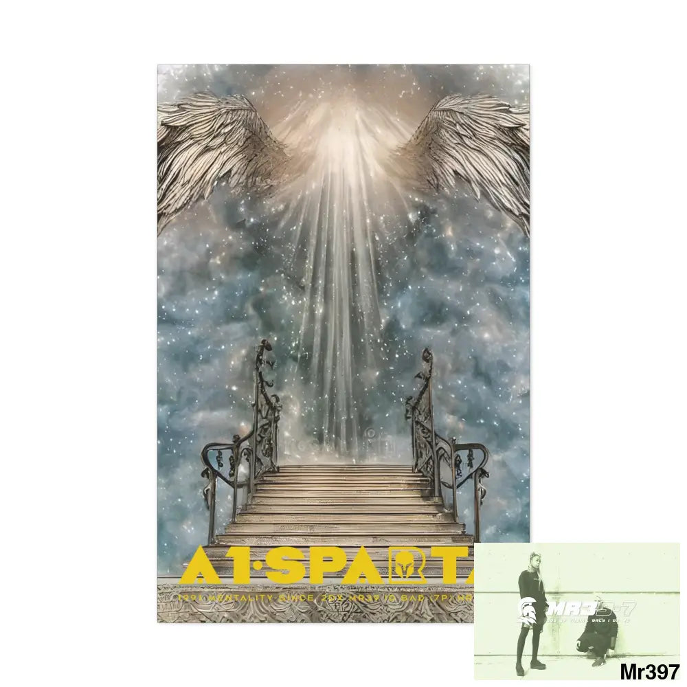 A1.SPARTA Canvas Gallery Wraps The steps to Heaven Canvas