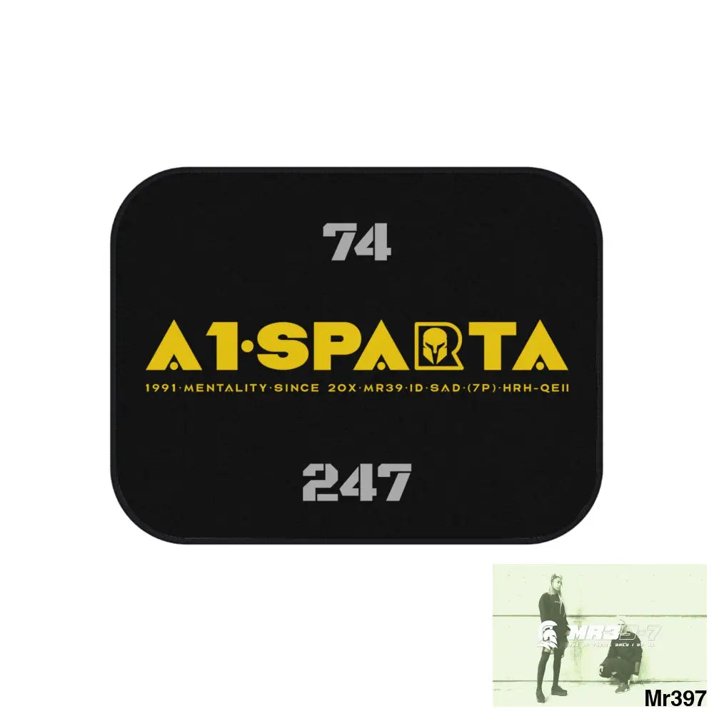 A1-Sparta Car Mats (2x Rear) 2x Rear mats Accessories
