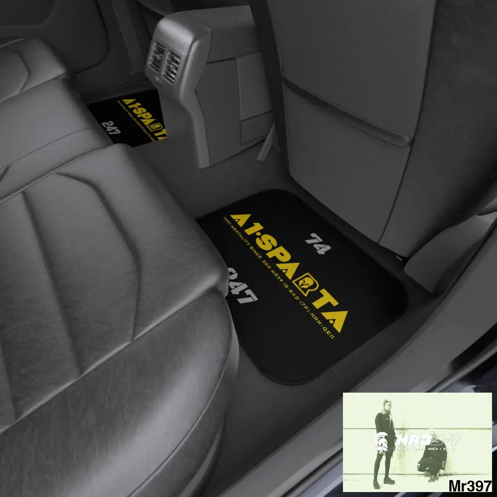 A1-Sparta Car Mats (2x Rear) 2x Rear mats Accessories