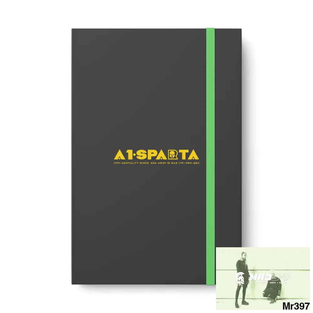 A1-Sparta Color Contrast Notebook - Ruled 5.5’’ x 8.25’’ / Lime / Ruled line Paper products