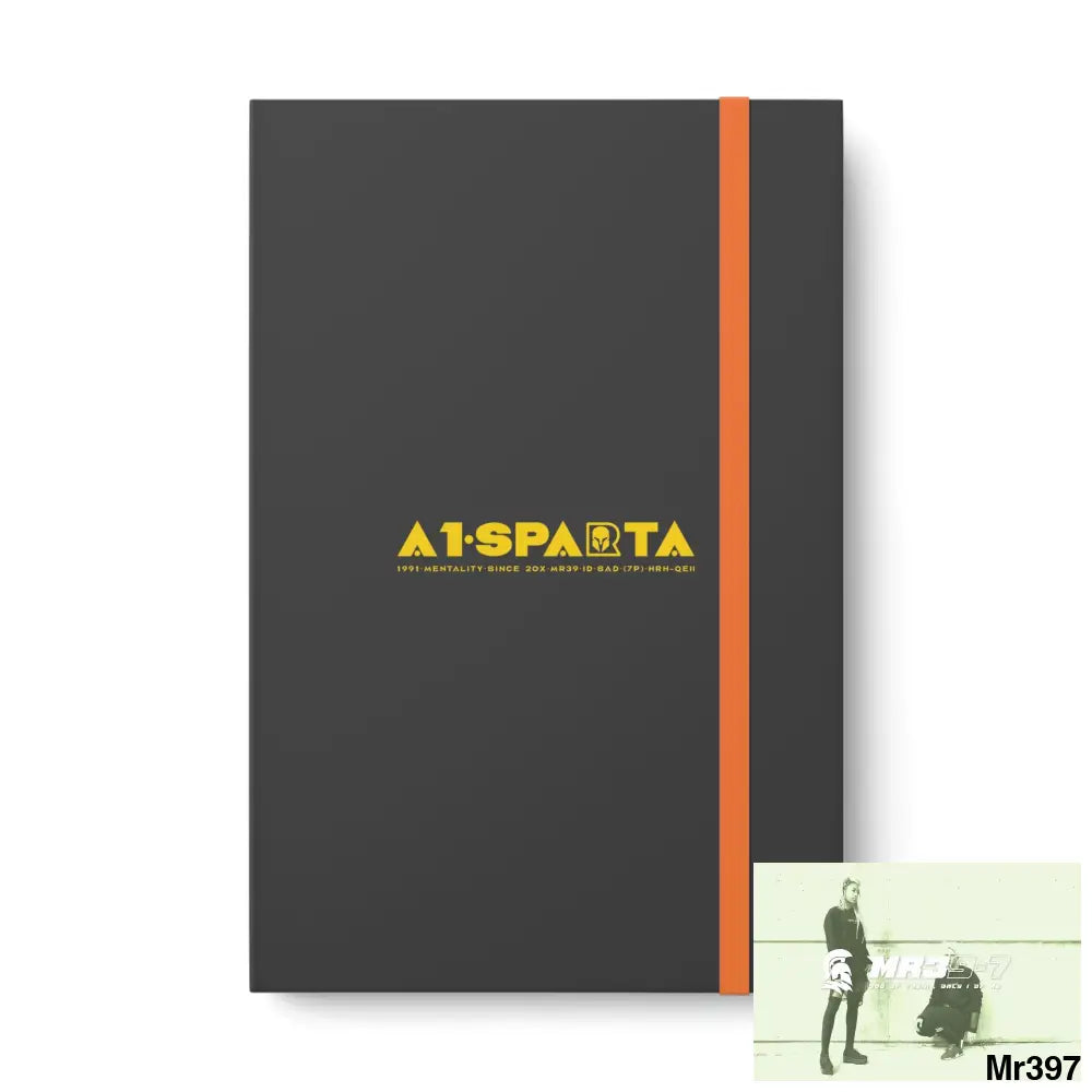 A1-Sparta Color Contrast Notebook - Ruled 5.5’’ x 8.25’’ / Orange / Ruled line Paper products
