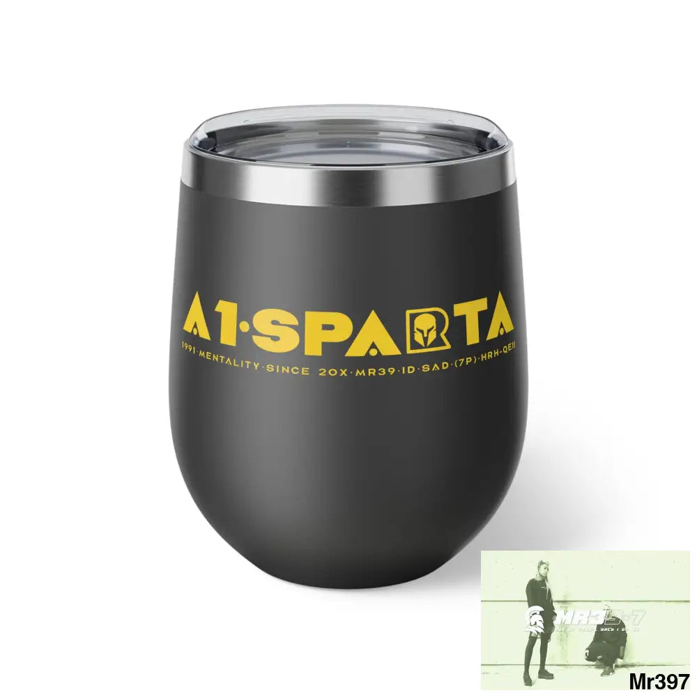 A1-Sparta Copper Vacuum Insulated Cup 12oz Black / 12oz Mug