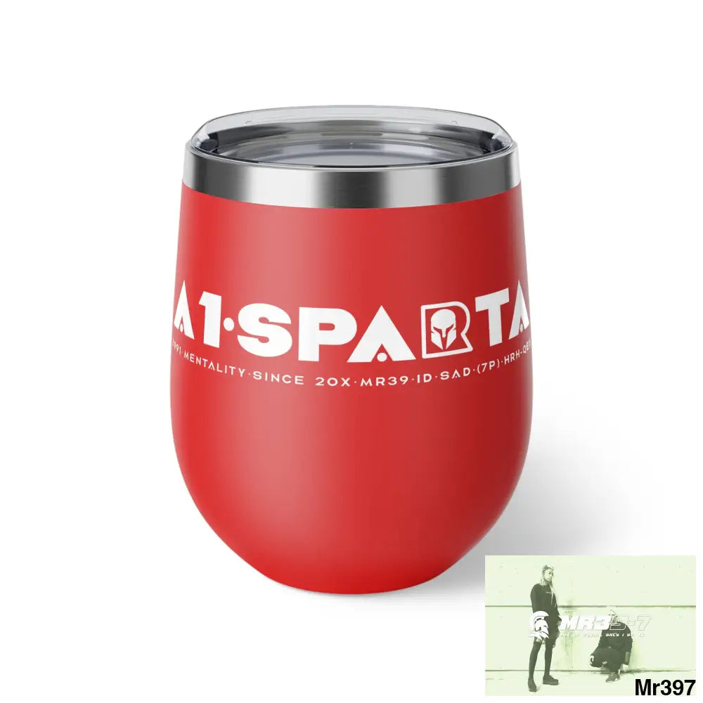 A1-Sparta Copper Vacuum Insulated Cup 12oz Red / 12oz Mug