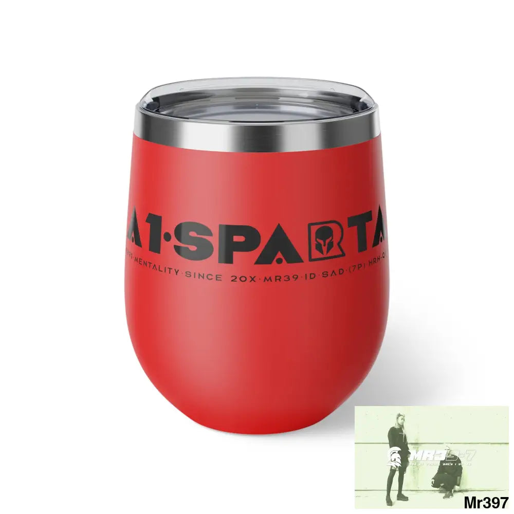 A1-Sparta Copper Vacuum Insulated Cup 12oz Red / 12oz Mug