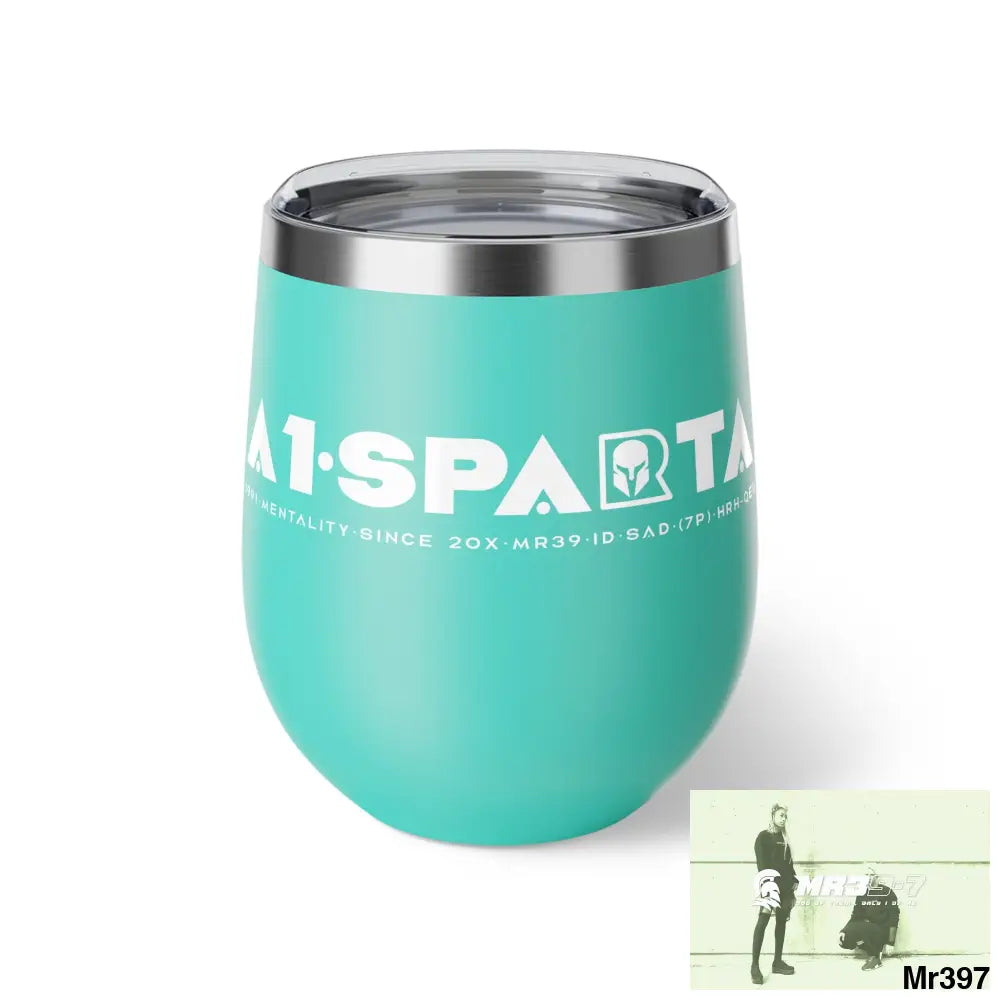 A1-Sparta Copper Vacuum Insulated Cup 12oz Turquoise / 12oz Mug