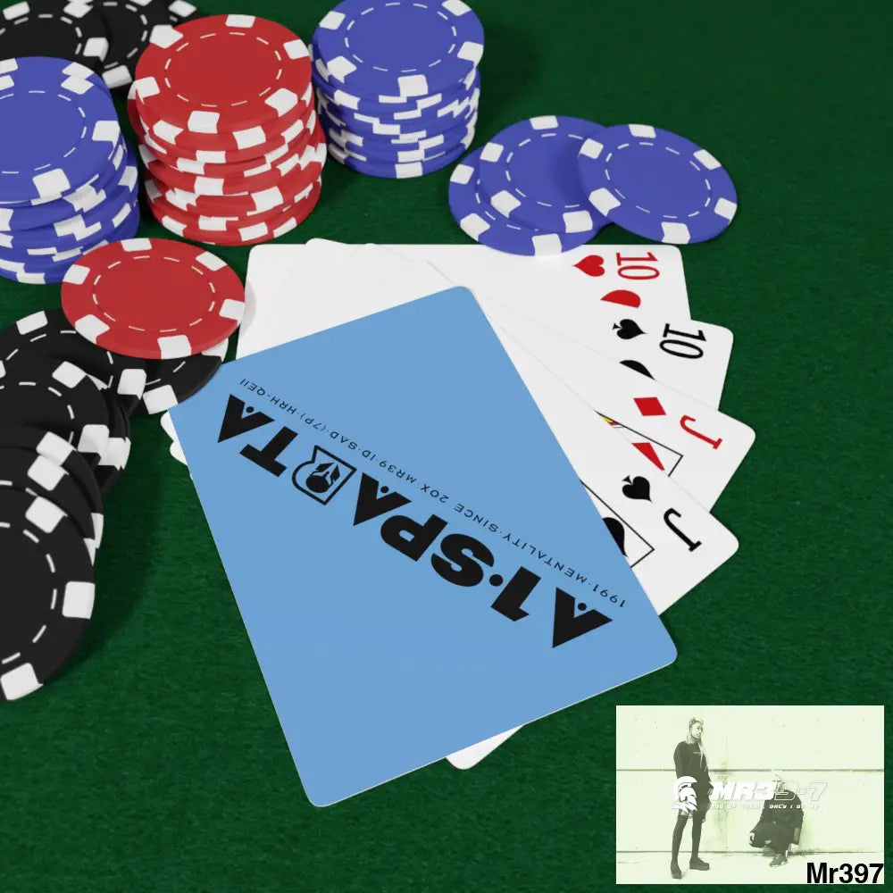 A1.Sparta Custom Poker Cards 2.47’’ x 3.47’’ / White / Semi Glossy Paper products