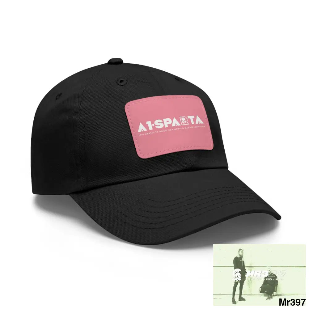 A1•Sparta Dad Hat with Leather Patch (Rectangle) Hats