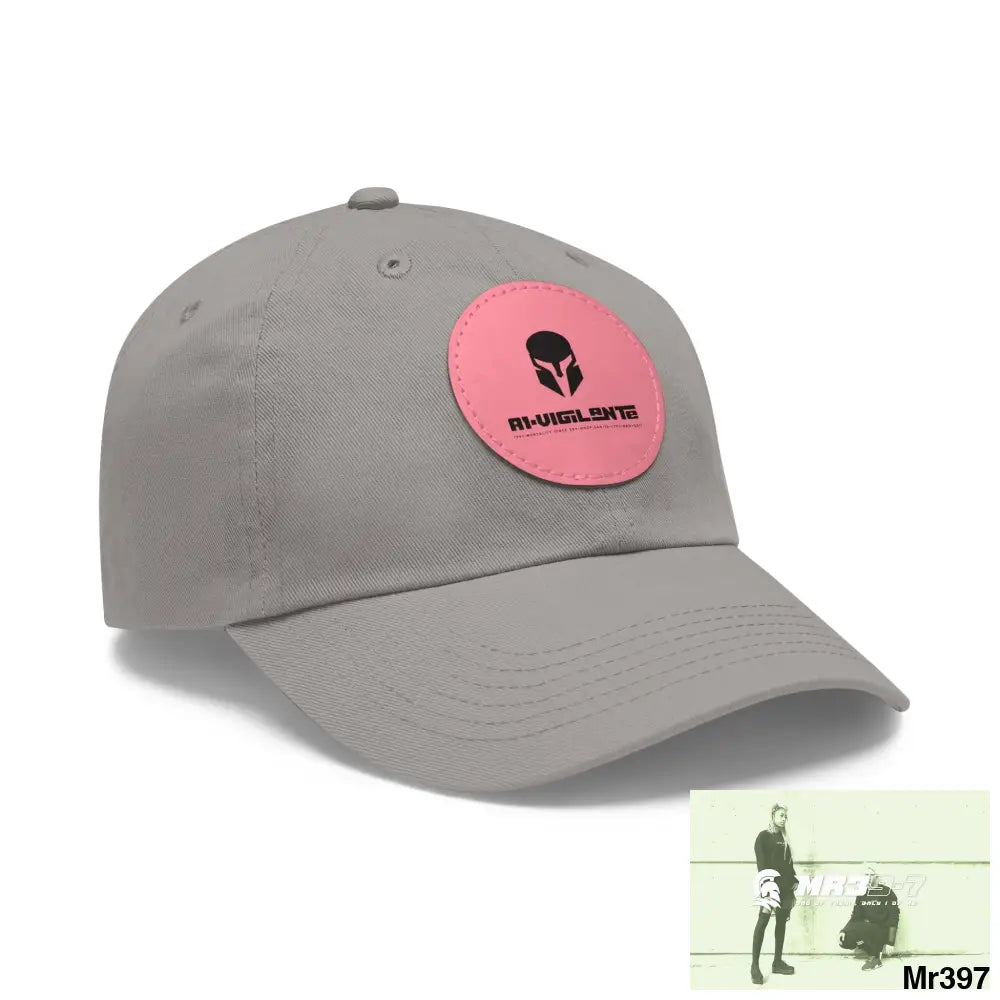 A1.SPARTA Dad Hat with Leather Patch (Round) Hats
