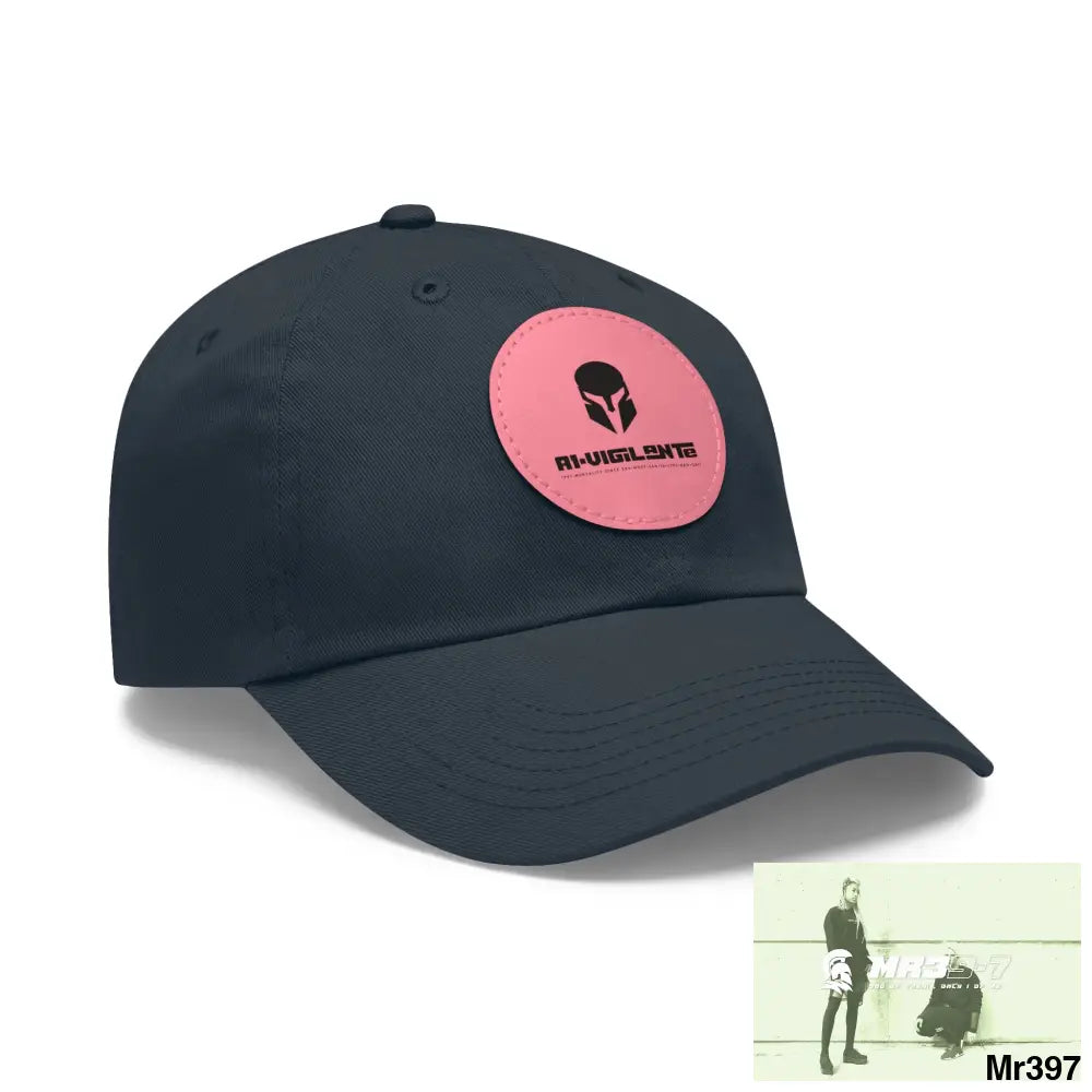 A1.SPARTA Dad Hat with Leather Patch (Round) Hats