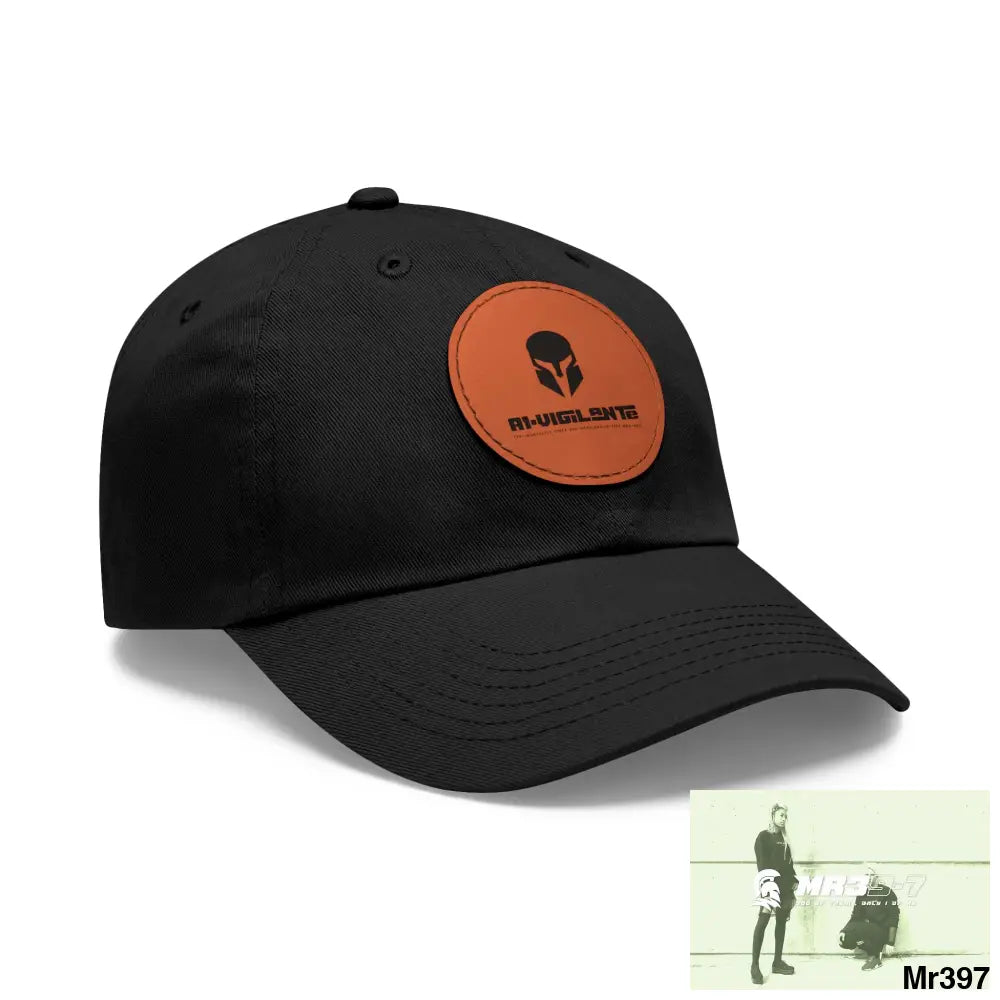A1.SPARTA Dad Hat with Leather Patch (Round) Hats