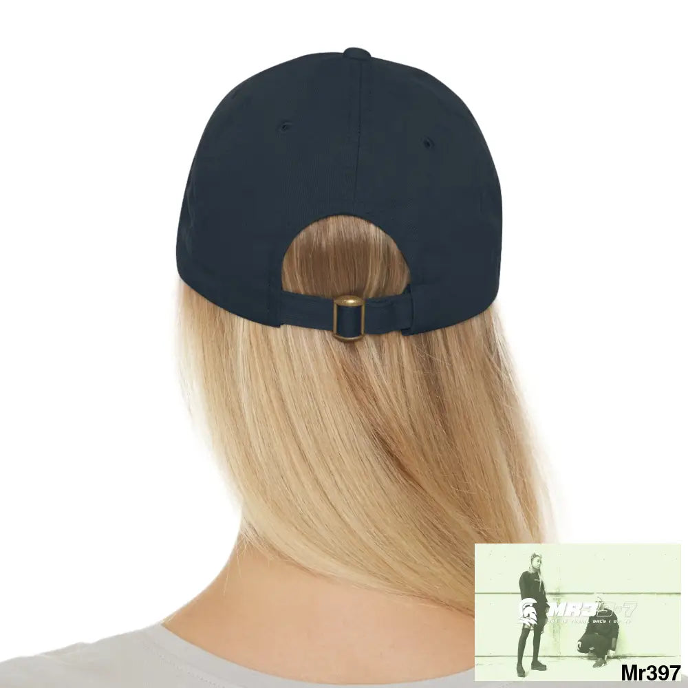 A1.Sparta Dad Hat with Leather Patch (Round) Hats