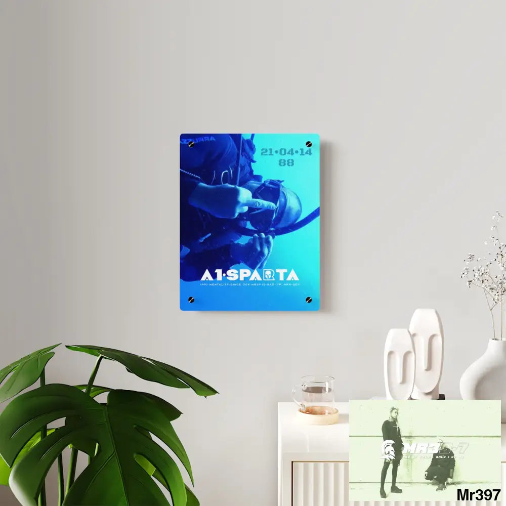 A1-Sparta Dahab Egypt The Blue Hole 2014 HRH QEII Birthday 21/04/14 Acrylic Wall Art Panel Home Decor