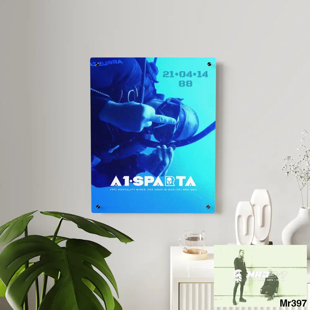 A1-Sparta Dahab Egypt The Blue Hole 2014 HRH QEII Birthday 21/04/14 Acrylic Wall Art Panel Home Decor