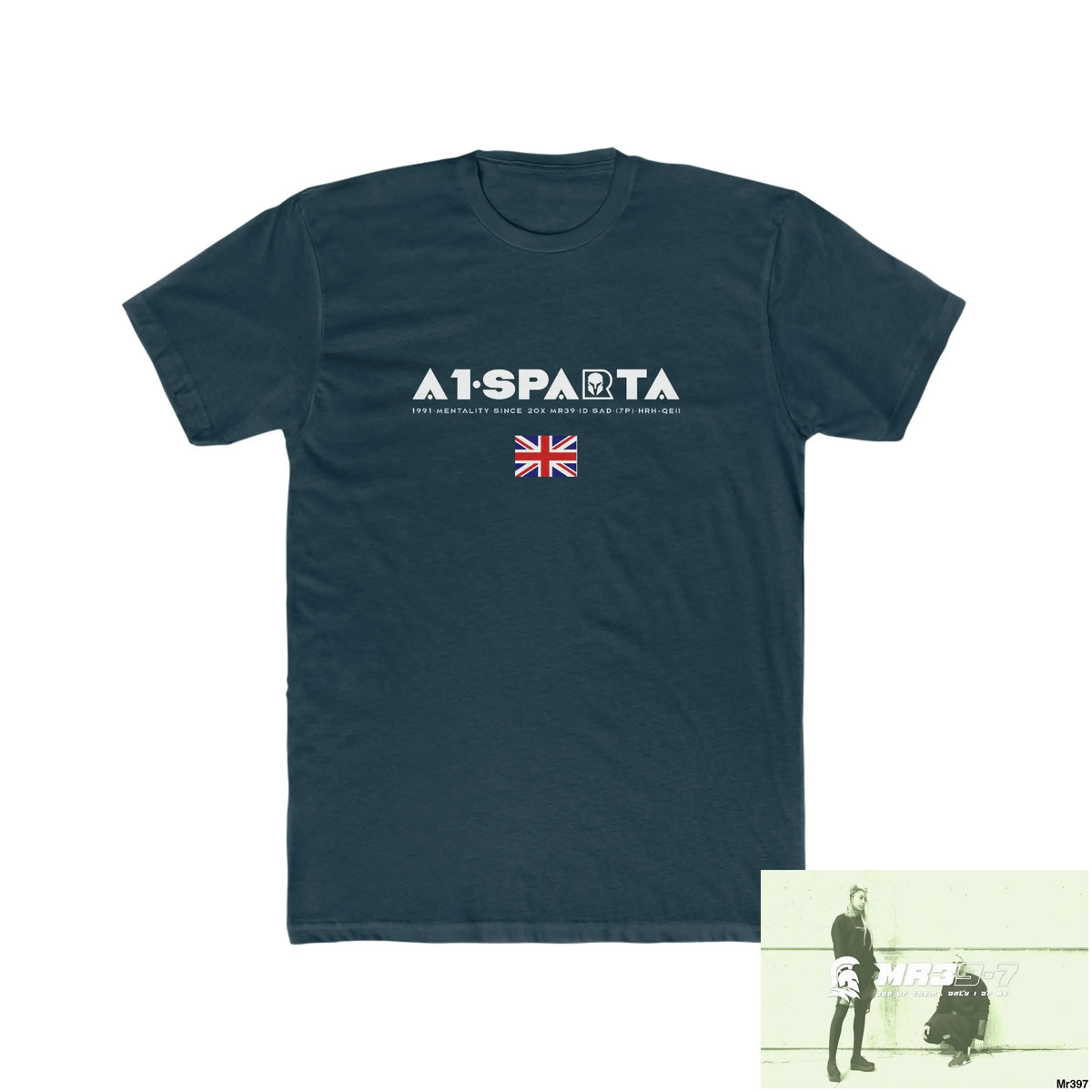 A1-Sparta Dahab In Blind 2014 The 130 Million Crew Men’s Cotton Crew Tee Solid Midnight Navy / XS T-Shirt