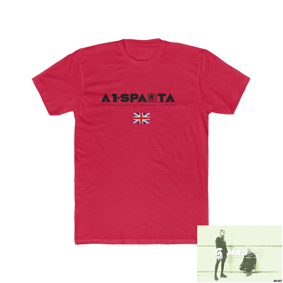 A1-Sparta Dahab In Blind 2014 The 130 Million Crew Men’s Cotton Crew Tee Solid Red / XS T-Shirt