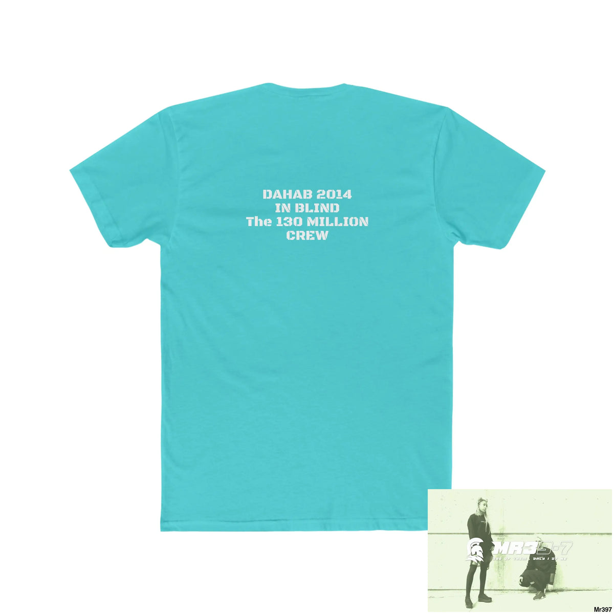 A1-Sparta Dahab In Blind 2014 The 130 Million Crew Men’s Cotton Crew Tee T-Shirt