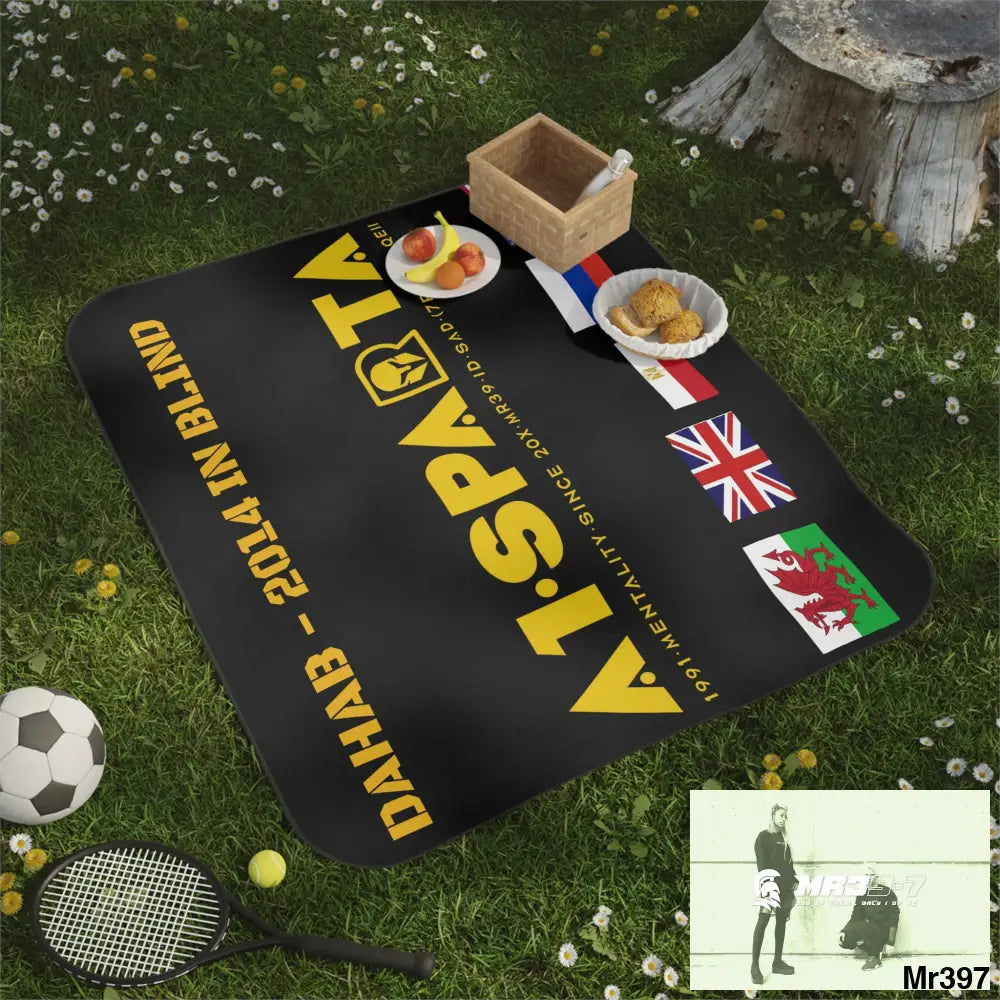 A1 Sparta Dahab Picnic Blanket 61’’ × 51’’ Home Decor