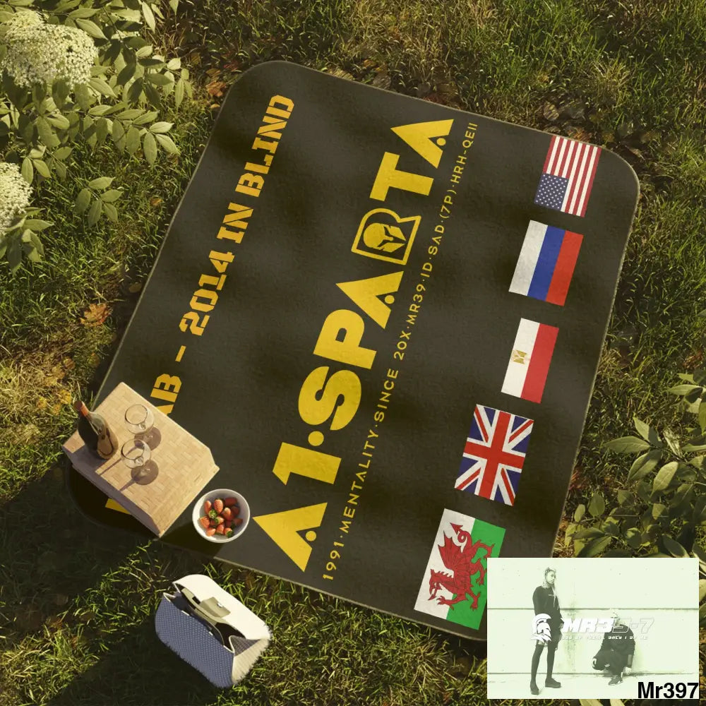 A1 Sparta Dahab Picnic Blanket 61’’ × 51’’ Home Decor