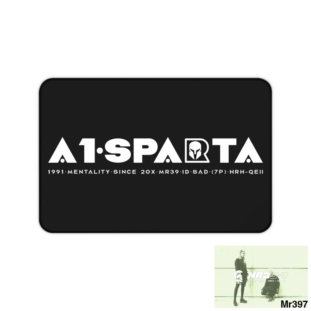 A1-Sparta Desk Mat 12’’ × 18’’ Home Decor