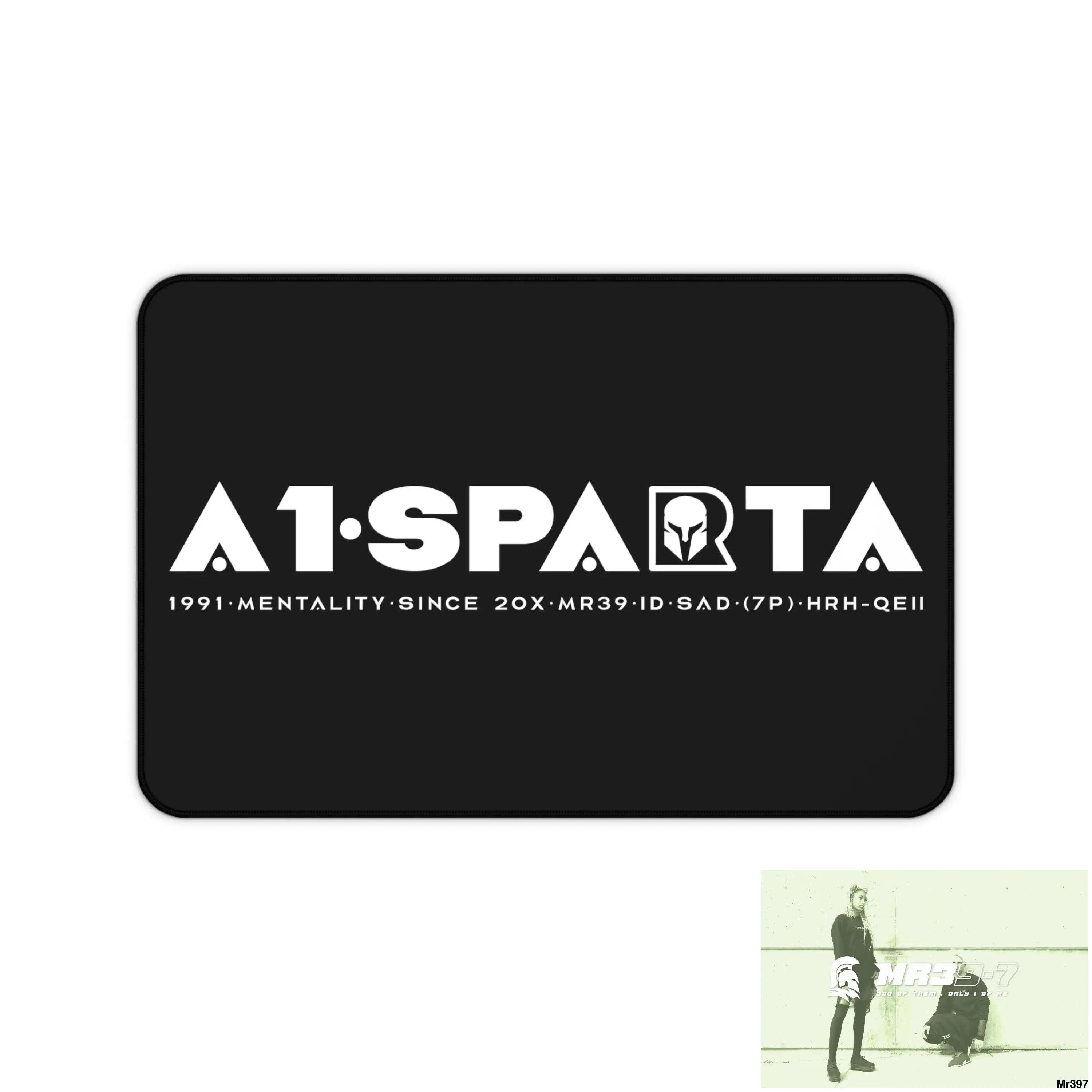 A1-Sparta Desk Mat 12’’ × 18’’ Home Decor