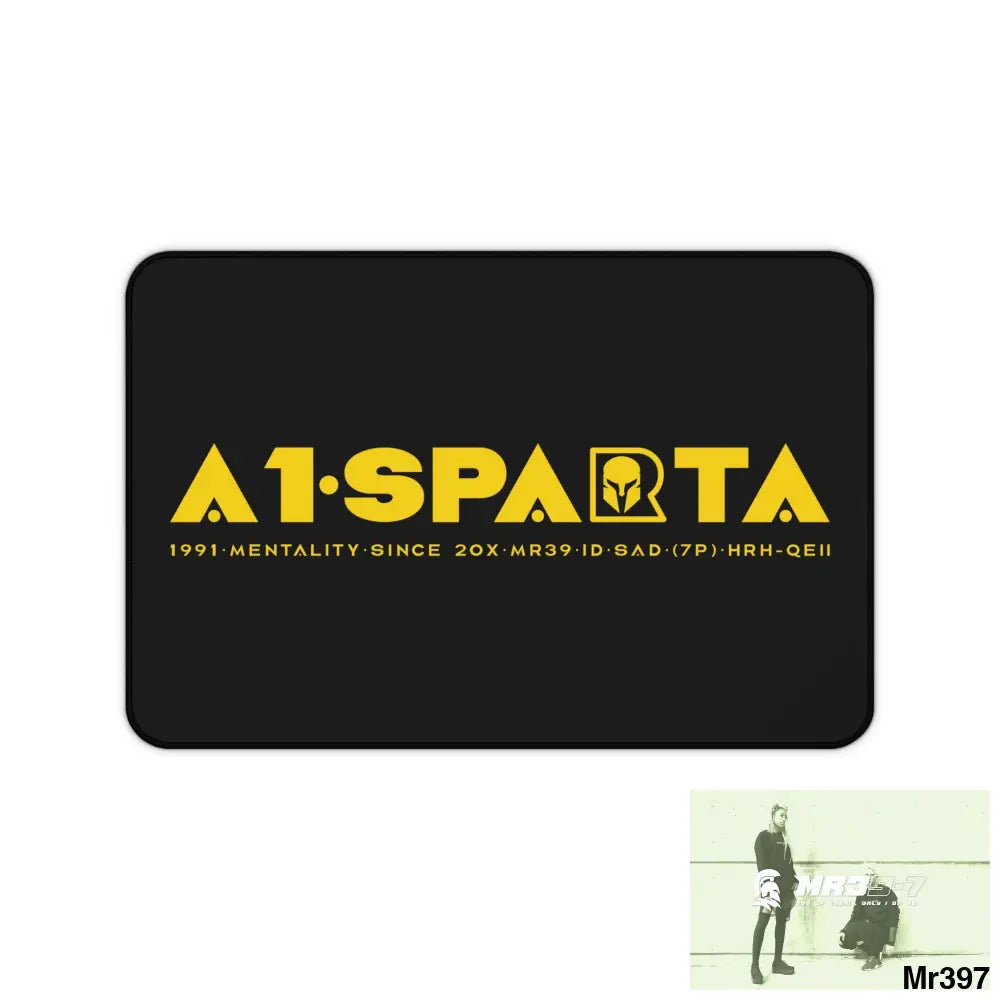 A1-Sparta Desk Mat 12’’ × 18’’ Home Decor