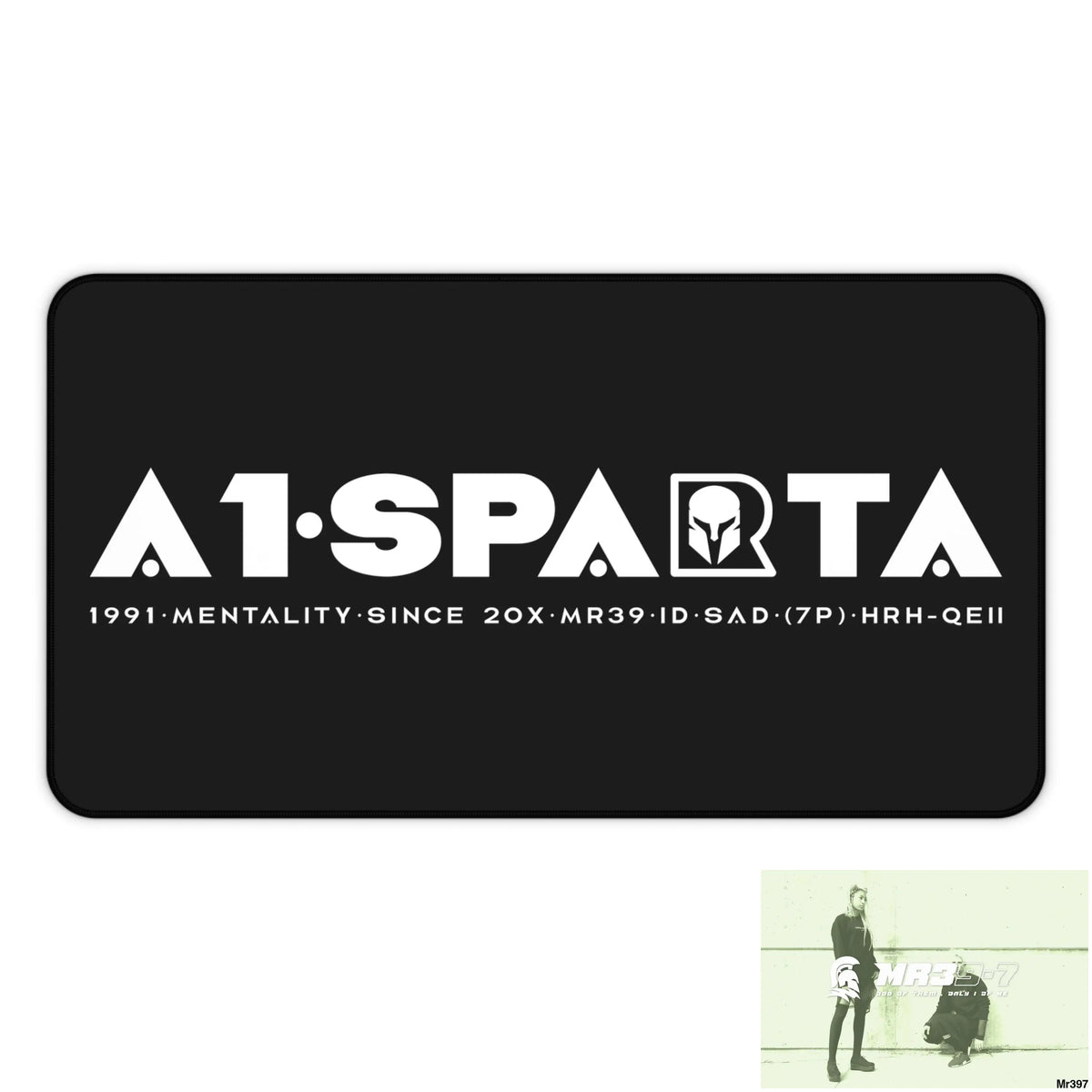 A1-Sparta Desk Mat 12’’ × 22’’ Home Decor