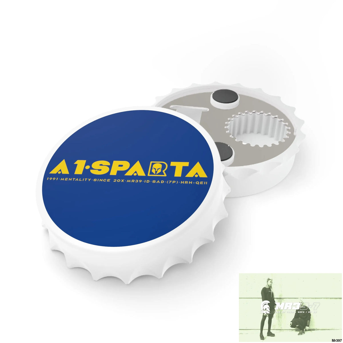 A1.Sparta edition Magnetic Bottle Opener One size / White Accessories