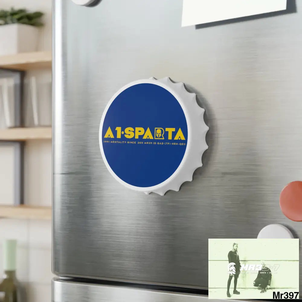 A1.Sparta edition Magnetic Bottle Opener One size / White Accessories