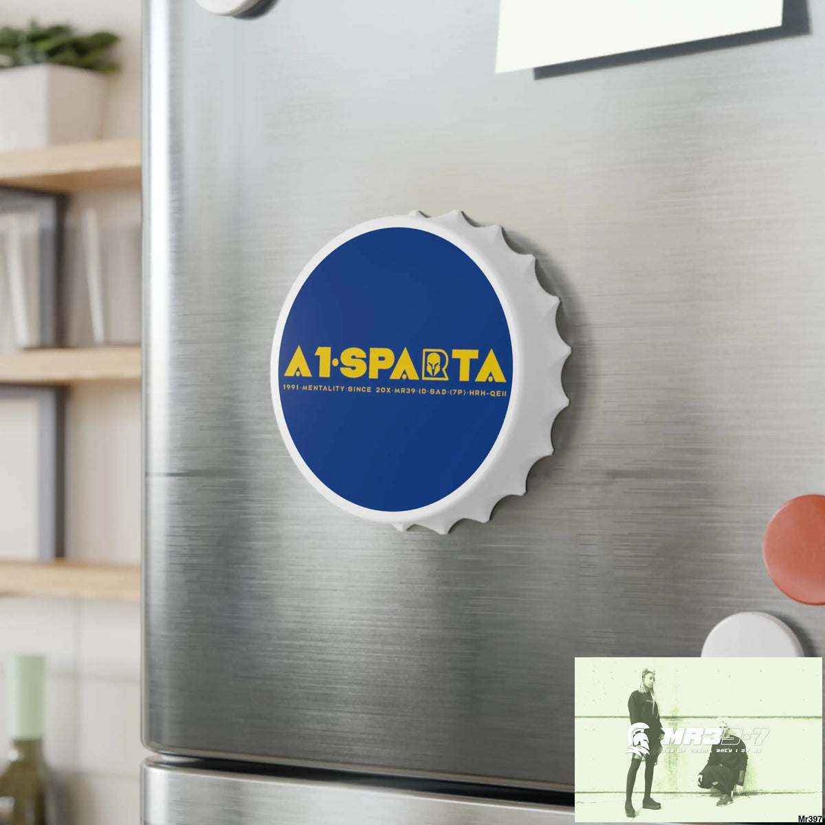 A1.Sparta edition Magnetic Bottle Opener One size / White Accessories