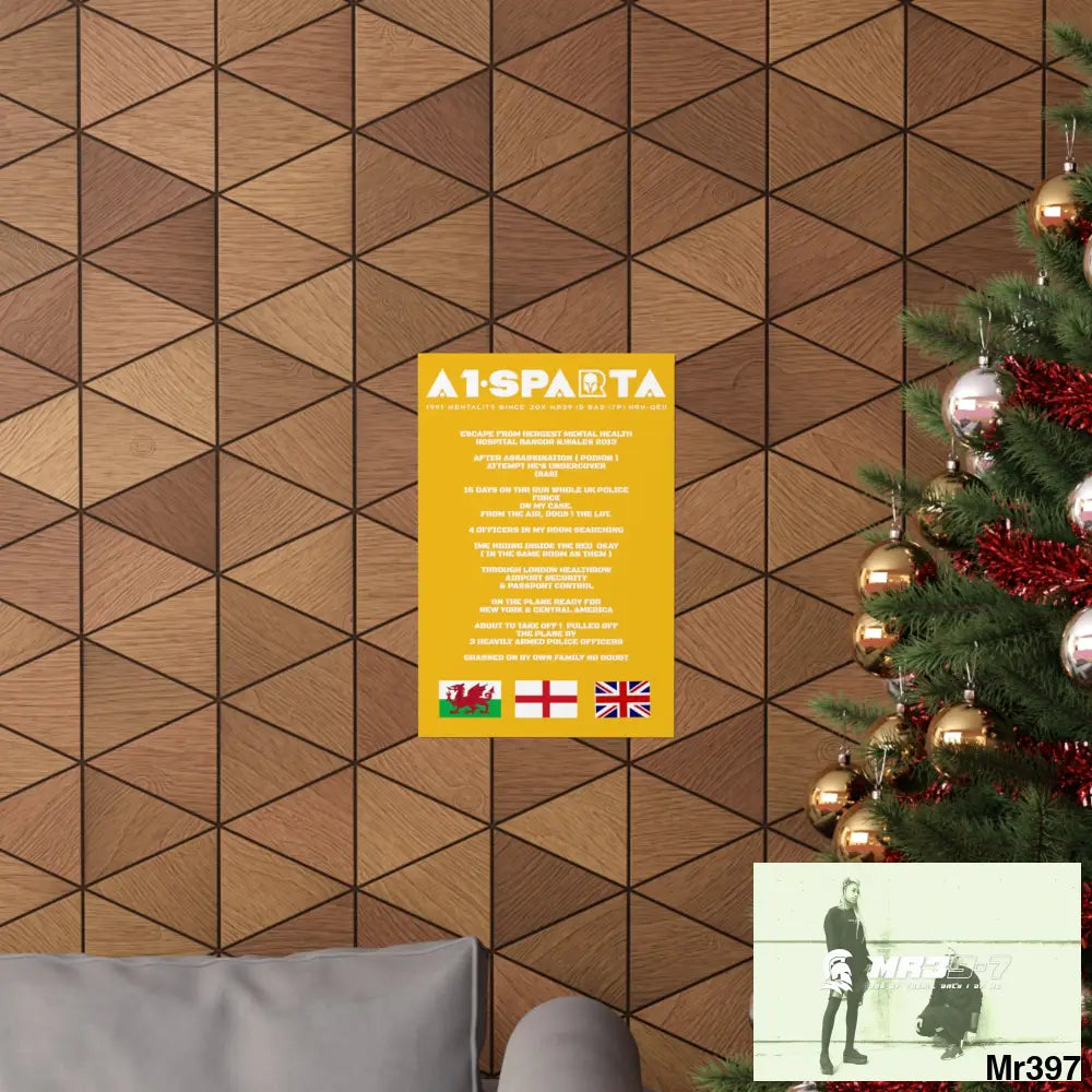 A1-Sparta Escape from Hergest MH Hospital 2013 Matte Vertical Posters Poster