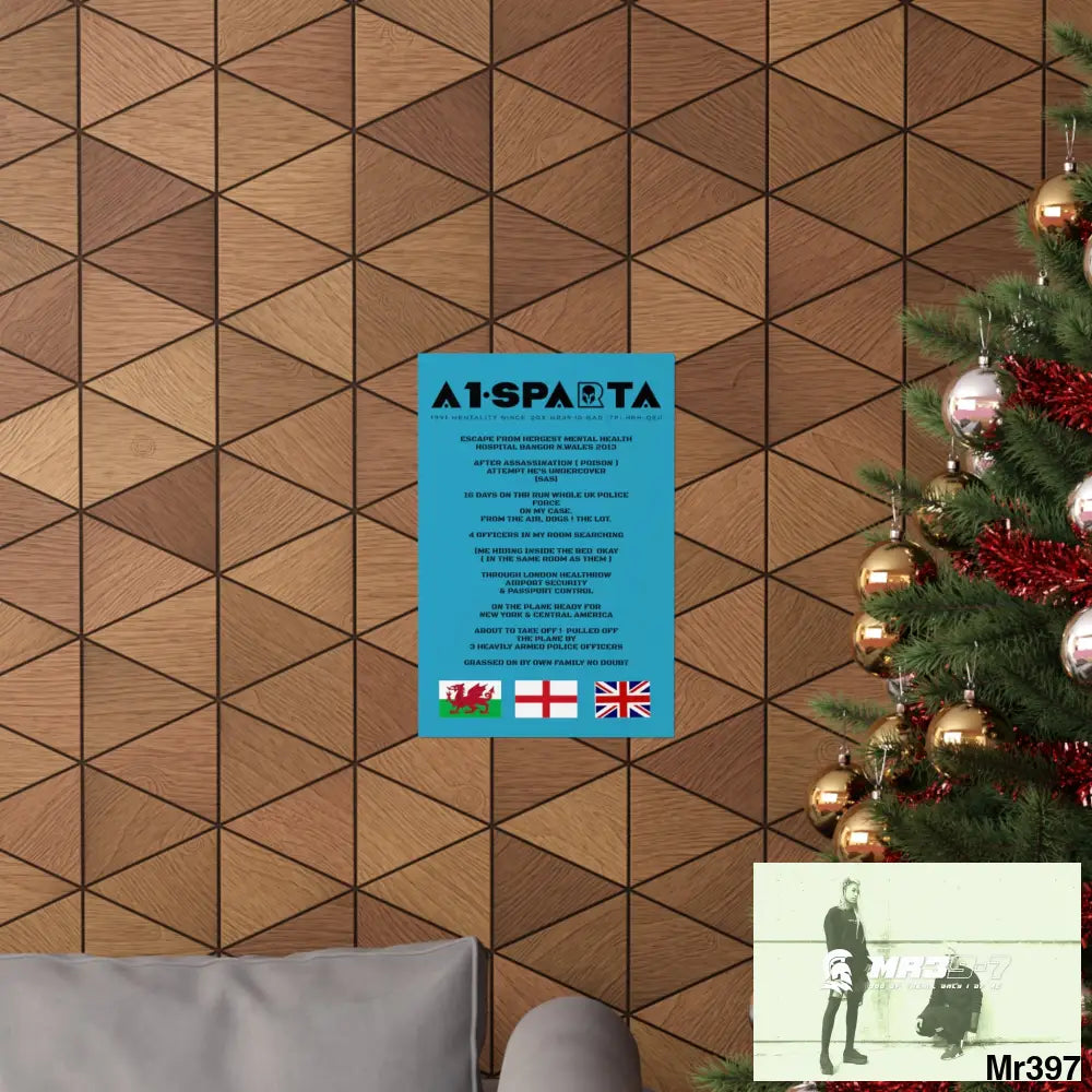 A1-Sparta Escape from Hergest MH Hospital 2013 Matte Vertical Posters Poster