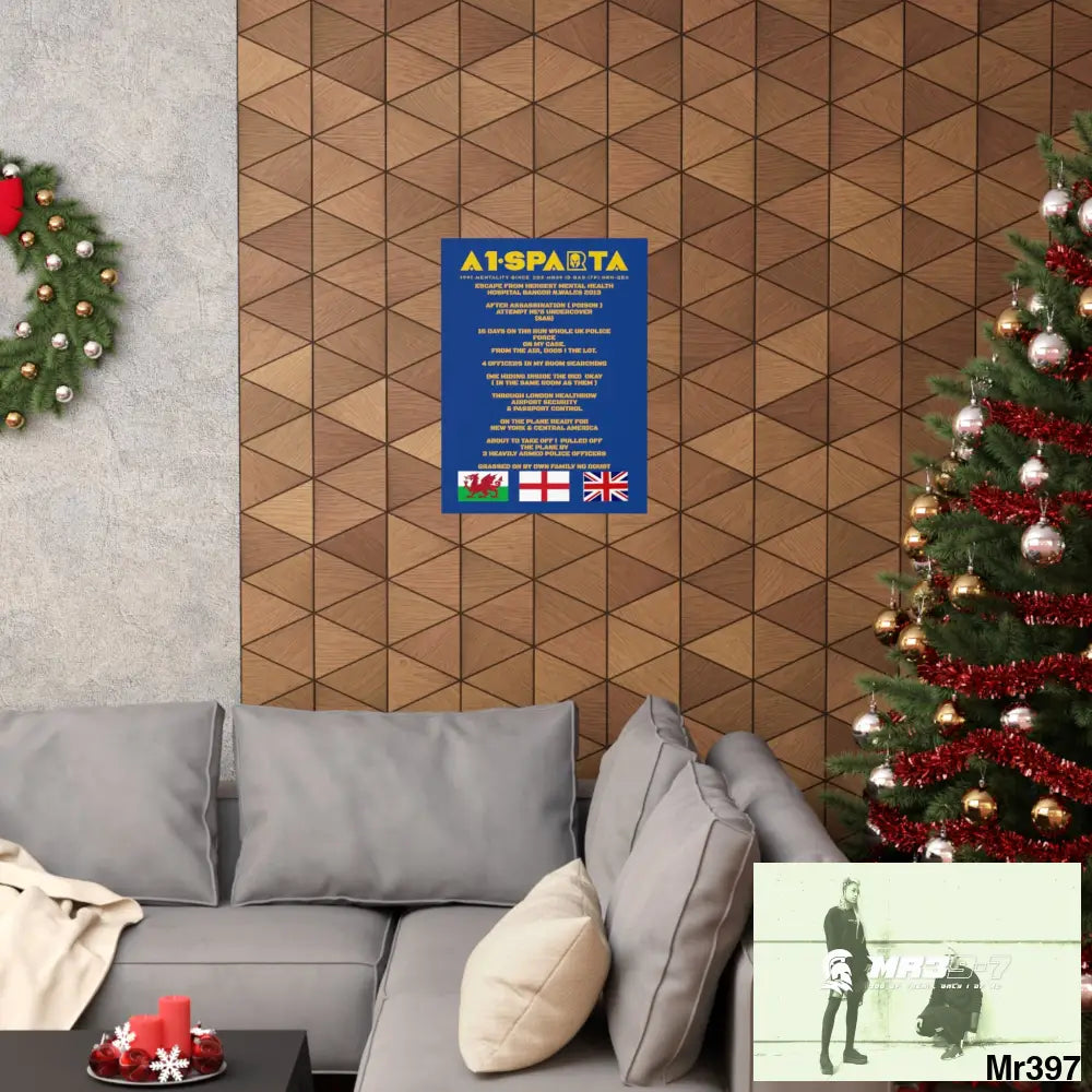 A1-Sparta Escape from Hergest MH Hospital 2013 Matte Vertical Posters Poster