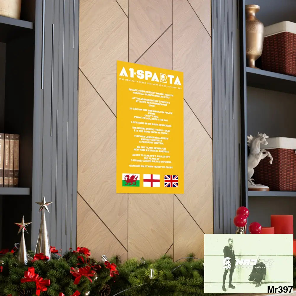 A1-Sparta Escape from Hergest MH Hospital 2013 Matte Vertical Posters Poster