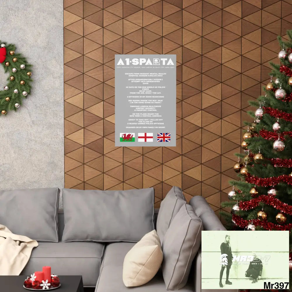 A1-Sparta Escape from Hergest MH Hospital 2013 Matte Vertical Posters Poster