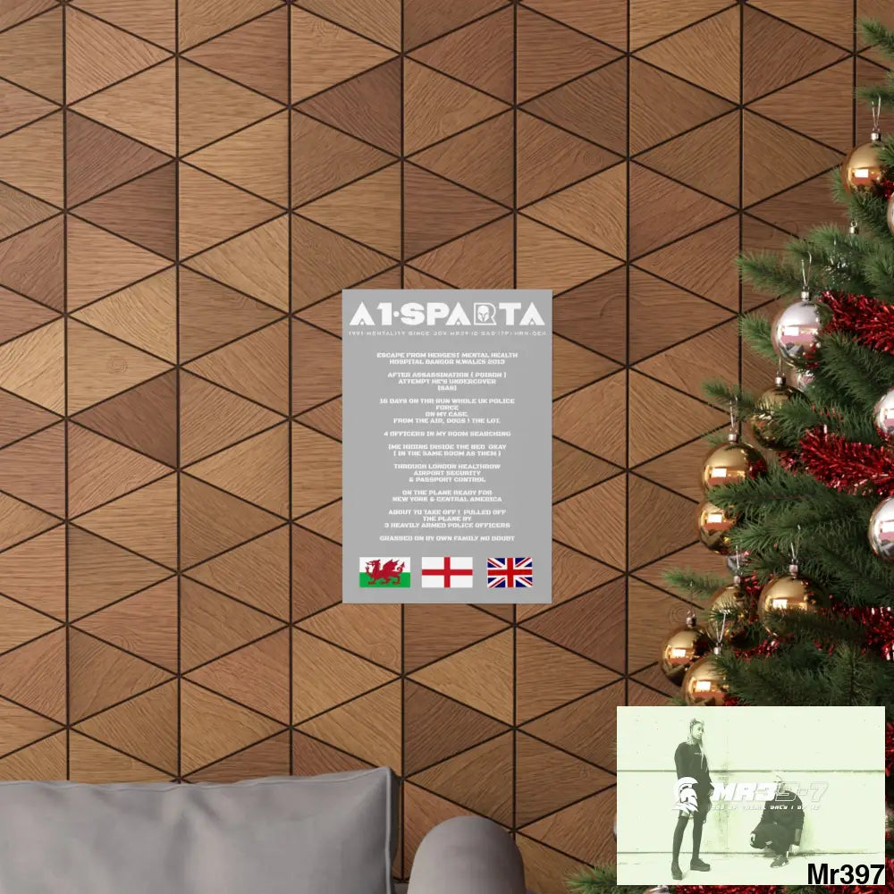 A1-Sparta Escape from Hergest MH Hospital 2013 Matte Vertical Posters Poster