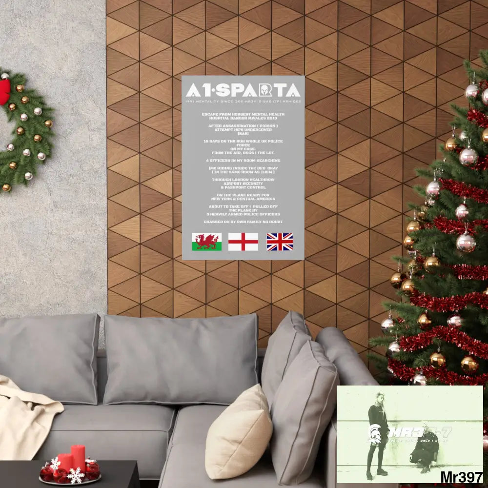 A1-Sparta Escape from Hergest MH Hospital 2013 Matte Vertical Posters Poster