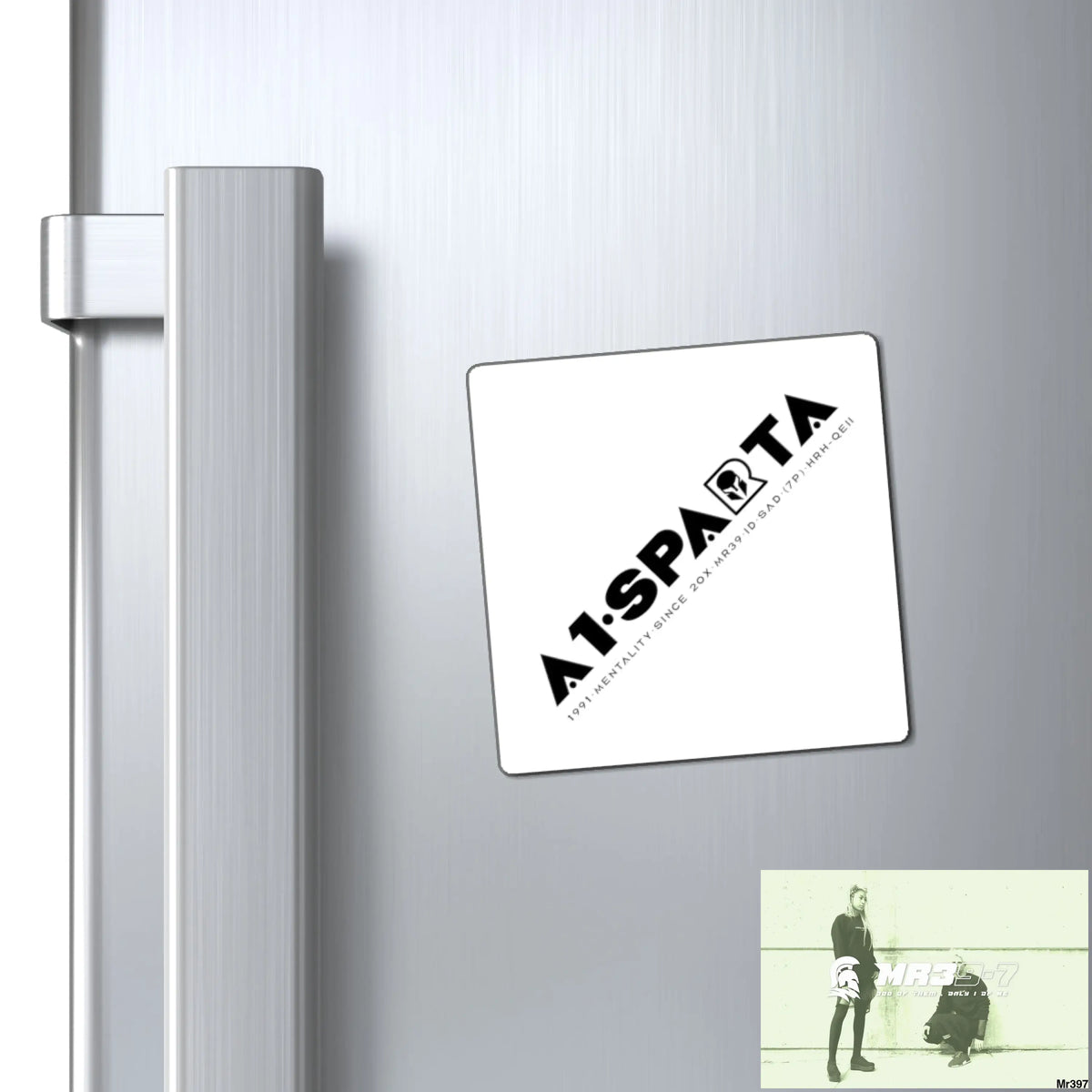 A1-Sparta Fridge Magnet 3’’ × 3’’ Paper products