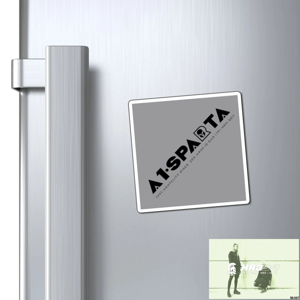 A1-Sparta Fridge Magnet 3’’ × 3’’ Paper products