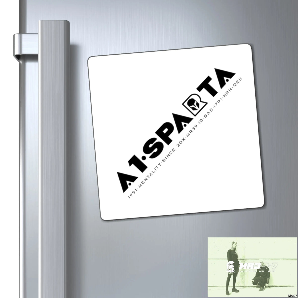 A1-Sparta Fridge Magnet 6’’ × 6’’ Paper products