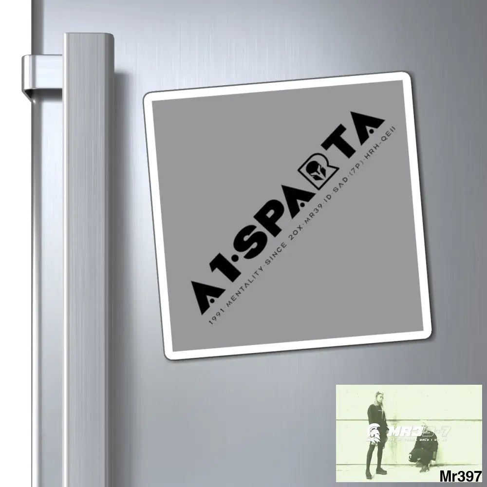 A1-Sparta Fridge Magnet 6’’ × 6’’ Paper products