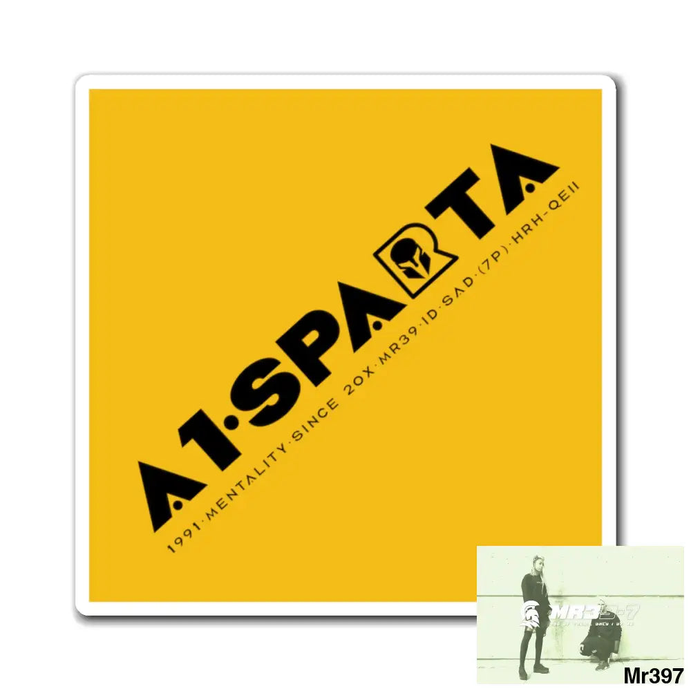 A1-Sparta Fridge Magnet Paper products