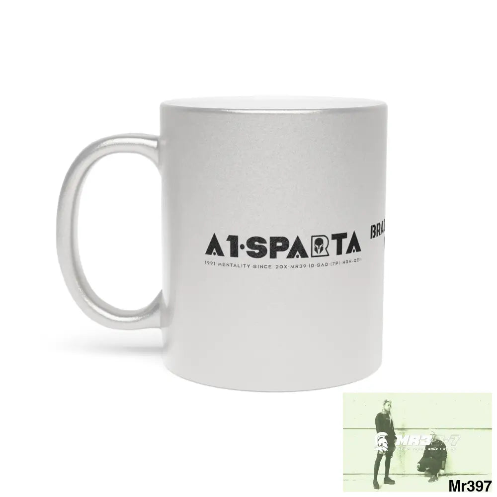 A1•Sparta GBR Brazilian Coffee blend Metallic Mug (Silver\Gold) Mug